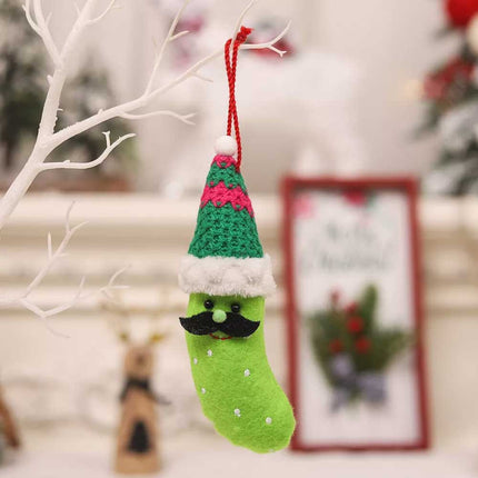 Christmas Cartoon Banana Hanging Pendant 3Pcs Xmas Home Decoration