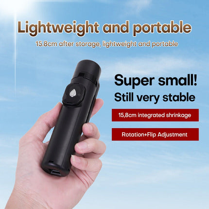 Bluetooth Wireless Selfie Stick Tripod Extendable with Fill Light Universal