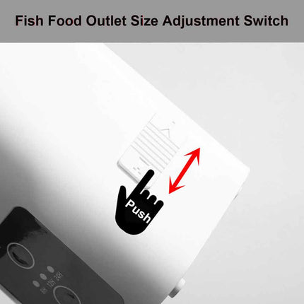 Automatic Fish Feeder with Timer, Large Capacity for Aquarium Use