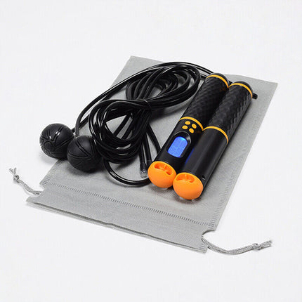 Cordless Speed Jump Rope with Digital Calorie Tracker for Fitness