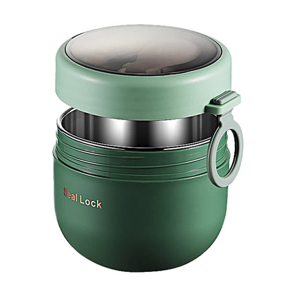 Stainless Steel 600ml Lunch Box Thermos Food Flask Insulated Soup Jar