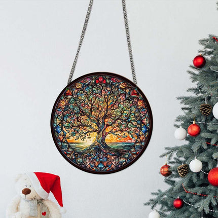 3Pack Tree of Life Home Garden Wall Art, Indoor Outdoor Acrylic Ornament