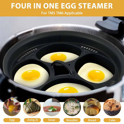 4 Egg Poacher Insert Non Stick for Thermomix TM5 TM6 Egg Poacher Accessory