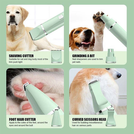 Electric Dog Cat Grooming Clipper Cordless Professional Pet Hair Trimmer Shaver