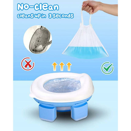 Portable Folding Travel Potty for Toddler Reusable Outdoor Camping