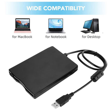 3.5'' USB Floppy Drive Portable External Reader for PC 1.44MB