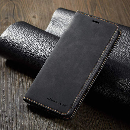Magnetic Leather Flip Wallet Case Cover for iPhone 17 with Card Slot