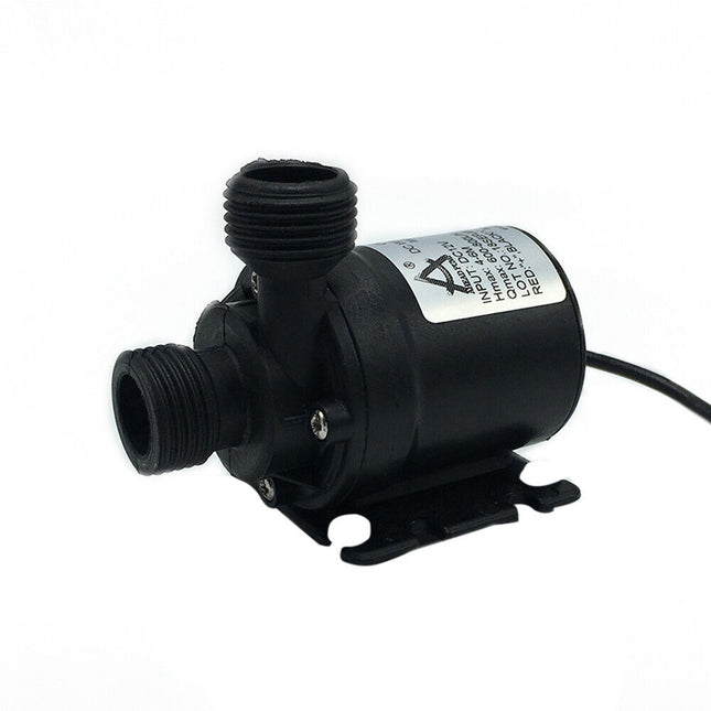 DC 12V Ultra Quiet Submersible Water Pump 800L/H 5M Lift Waterproof