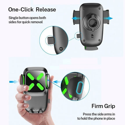 Car Phone Holder Gooseneck Suction Mount Long Arm for Windscreen Dashboard