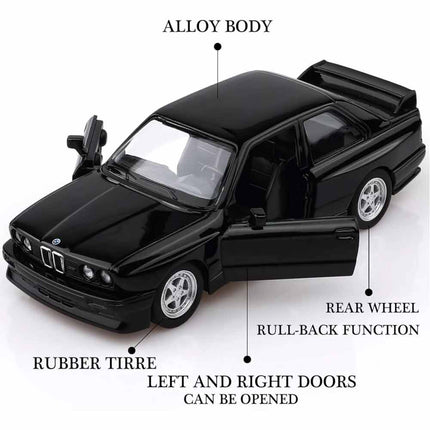 1/36 Scale 1987 BMW M3 Alloy Diecast Model Car Toy Vehicle