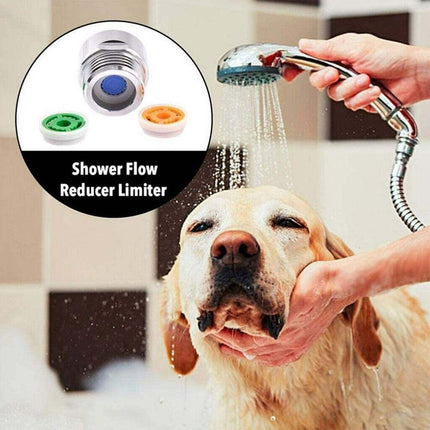 Shower Flow Reducer Set 4/6/9 L/min – Water Saving Hose Restrictor