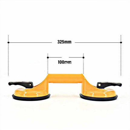 110kg Dual Suction Cup Aluminium Glass Lifter Heavy Duty Dent Puller