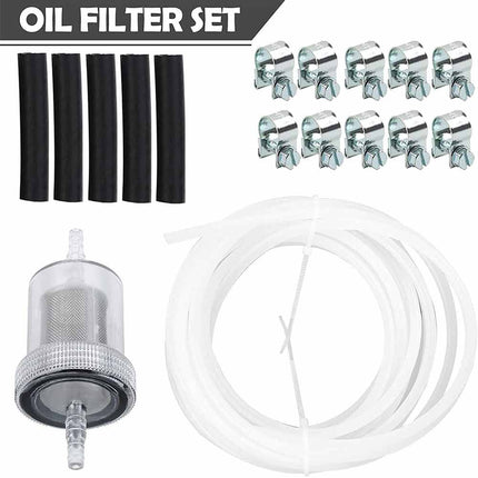 4M Fuel Pipe Line Set with Hose Clips and Filter for Diesel Heaters