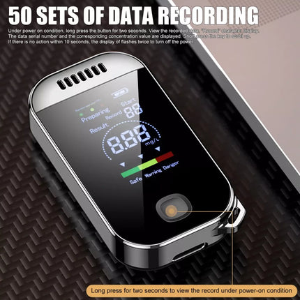 Professional LCD Digital Breathalyzer Police Alcohol Tester Self Analyzer