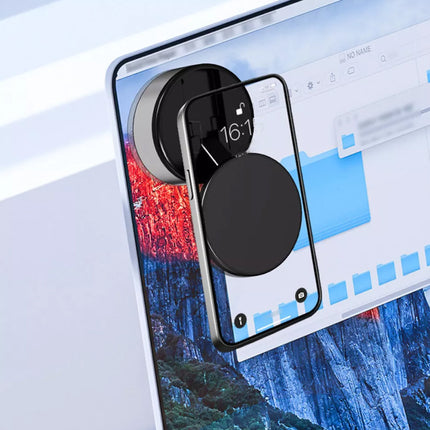 Electric Car Phone Mount Magnetic Suction 360° Rotation Vacuum Holder New