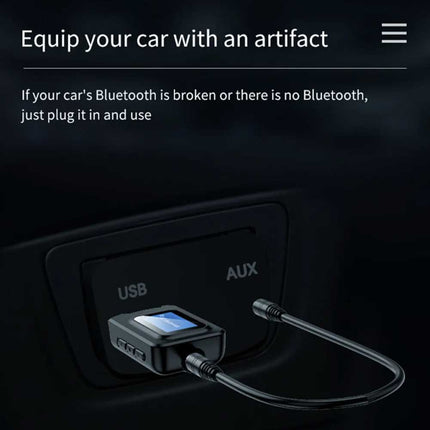4-in-1 Bluetooth 5.0 Wireless Audio Adapter with 3.5mm & USB for TV/Car