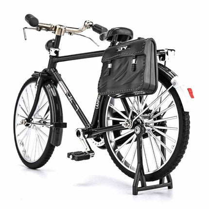 DIY Retro Mini Bicycle Alloy Model Finger Bike Simulation Miniature Toys