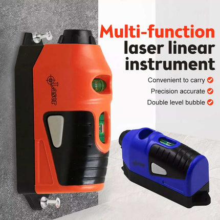 Mini Laser Level Vertical Horizontal Straight Line Measurement Gauge Tool