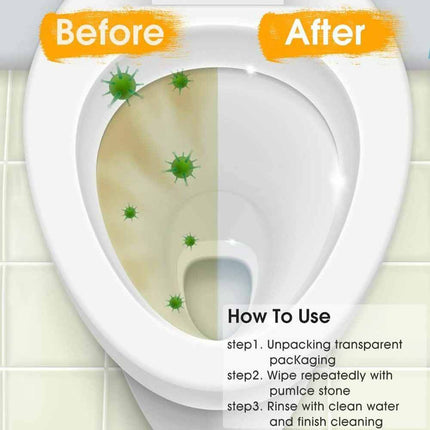 2X Pumice Stone Wand Tile Cleaning Stains Brush Tool Toilet Bathtub