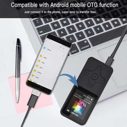 Portable 64GB MP3/MP4 Player, 1.8" Display, FM Radio, Recorder