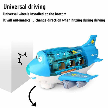 360° Rotating Electric Toy Plane with Music & Light for Kids Gift