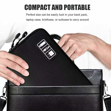 Travel Cable Organizer Bag Electronic Accessories USB Cord Charger Storage