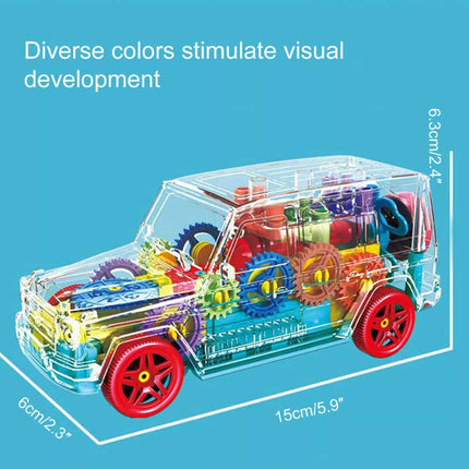 Cool Car Toy for Boys 2-8 Yrs, LED Light & Music, Xmas Gift