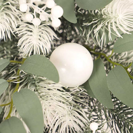 Christmas Door Wreath Xmas Wall Hanging Garland Flower Party Decor