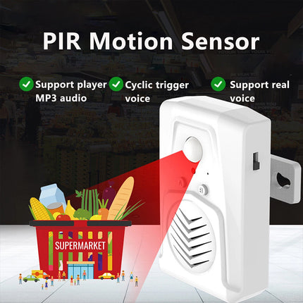 Motion-Activated Mini MP3 Player, Welcome Sound Speaker with Infrared Sensor