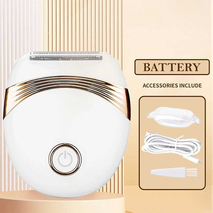 3-in-1 Rechargeable Wet & Dry Lady Body Shaver, Painless Mini Women Razor
