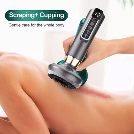 12-Level Electric Cupping Massager, Vacuum Suction Anti-Cellulite Tool