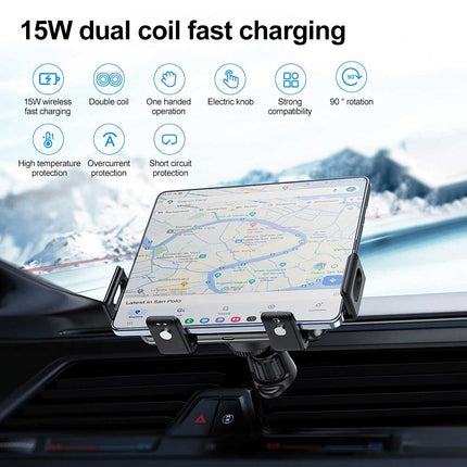 Wireless Car Charger for Fold 5/6/4, Fast Charging Dashboard Mount