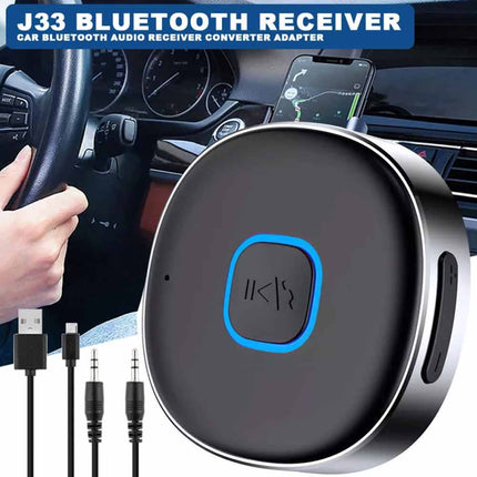 Bluetooth AUX Adapter Wireless Music Receiver for Car Headphone iPod