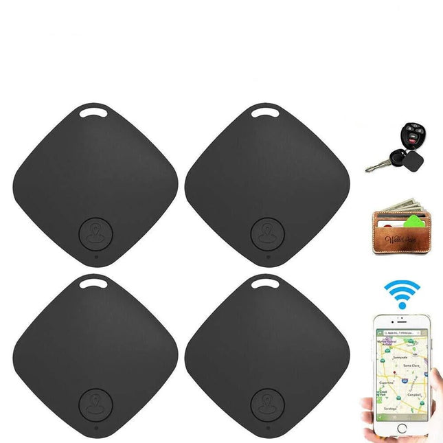 4 Pack Wireless Bluetooth GPS Tracker Anti Lost Key Wallet Pet Locator