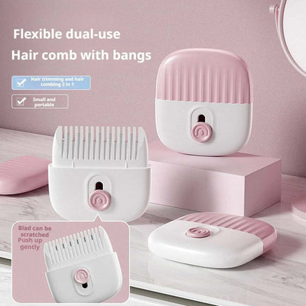 2-in-1 Baby Haircut & Grooming Comb for Trimming Bangs & Broken Hair