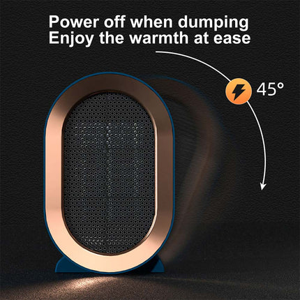 1200W PTC Ceramic Mini Heater 2 Speed Adjustable Portable Office Home