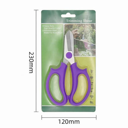 Garden Scissors & Floral Pruning Shears, Stainless Steel for Potted Plants