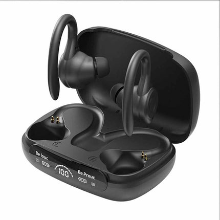 Wireless Bluetooth 5.3 Sport Earbuds Gym Headphones with Mic Sweatproof