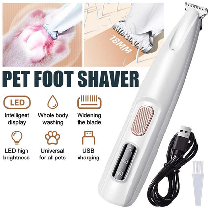 Pro Silent Cordless Dog Clippers Pet Hair Shaver Grooming Trimmer Kit