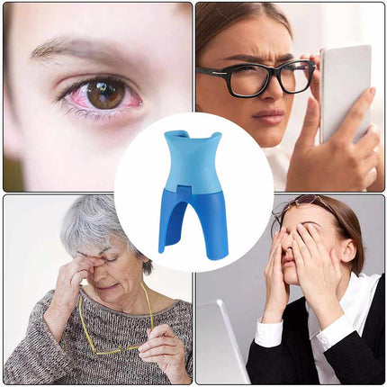Portable Eyedrop Dispenser Bottle – Reusable Eye Drop Applicator Aid