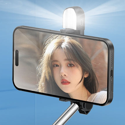 Bluetooth Wireless Selfie Stick Tripod Extendable with Fill Light Universal