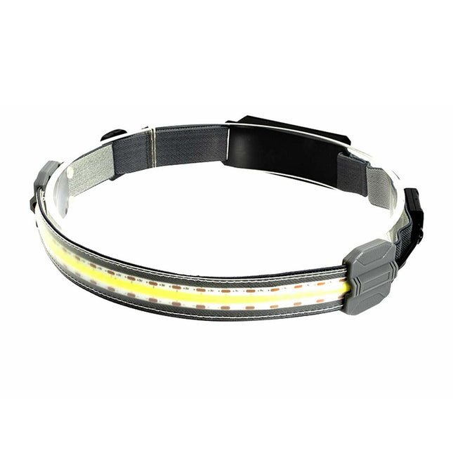 COB LED Headlamp with USB Rechargeable Head Band Lamp