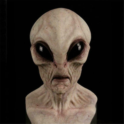 Soft Latex Alien Mask, Scary Halloween Cosplay Prop Comfortable