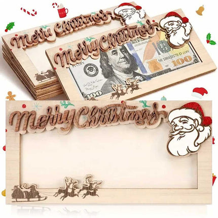 2x Assorted Cute Christmas Money Gift Wallet with Envelopes Random