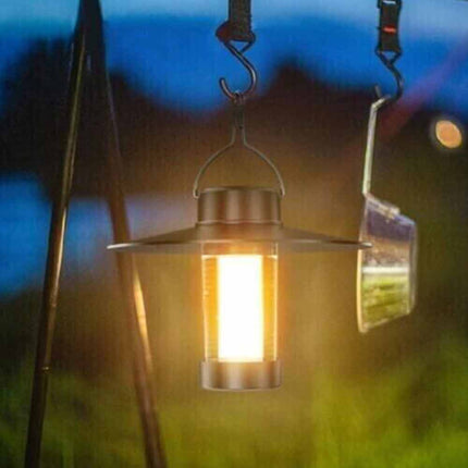 Portable LED Camping Lantern with Stand, USB Powered for Outdoor Hiking
