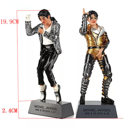 20CM King of Pop Memorial Action Figure Toy, Music Legend Display Collectible