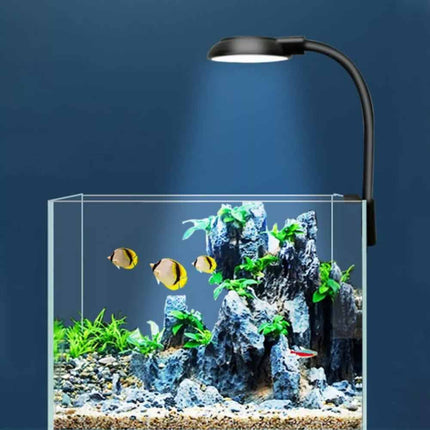 LED 5W Aquarium Light Fish Tank Plants Grow Light Clip On Lamp