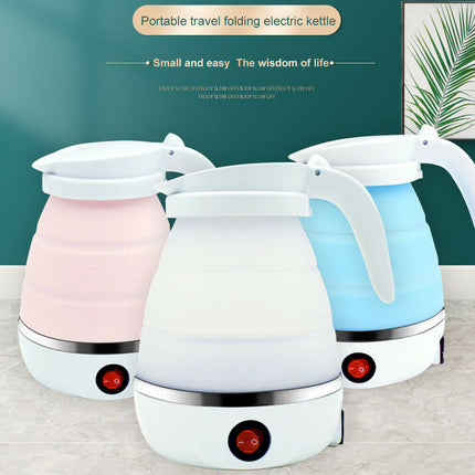 Foldable Electric Kettle 220V Silicone Portable Water Boiler with AU Plug