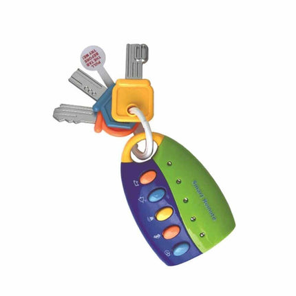 Musical Car Key Toy for Baby, Colorful Flash Keychain Pretend Remote Gift