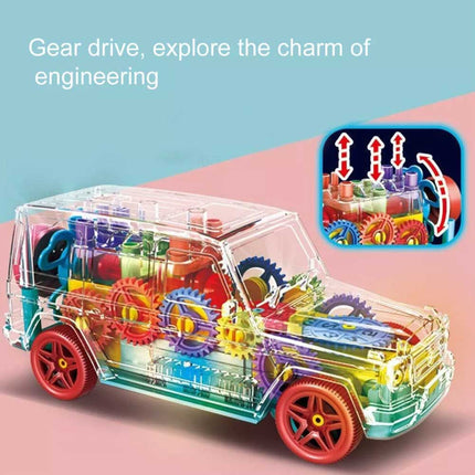 Cool Car Toy for Boys 2-8 Yrs, LED Light & Music, Xmas Gift